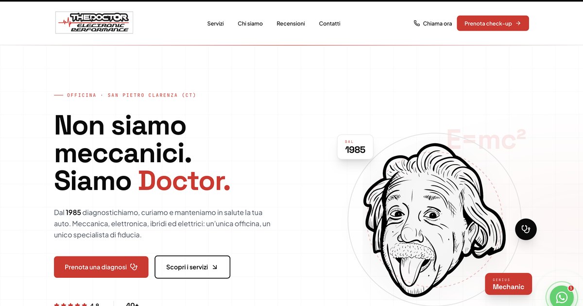 Officina The Doctor — sito web